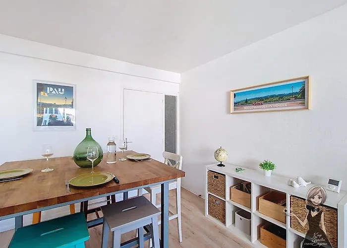 Le Citadin, Centre Ville, Parking Gratuit Pour 6p Pau